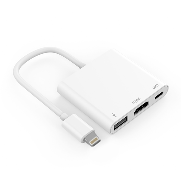 ادابتر لايتننك (Lightning) 3 في 1