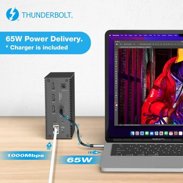 ⁦دوك ستيشن HOPDAY USB C Dock⁩ - الصورة ⁦3⁩
