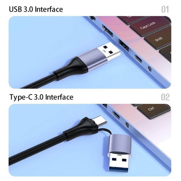 ⁦فيديو كابجر  HDMI  - Type C USB 3.0 1080P⁩ - الصورة ⁦5⁩