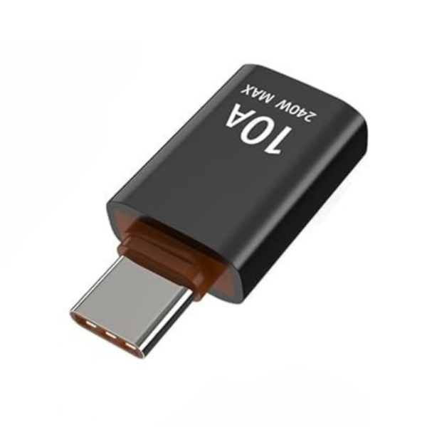 محول USB-C إلى USB - موصل USB Type C (ذكر) إلى USB 3.2 (أنثى) محول OTG لنقل البيانات والشحن وربط منافذ Type C وUSB A –