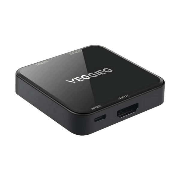 محول HDMI 4K 60Hz (1 مدخل × 2 مخارج)