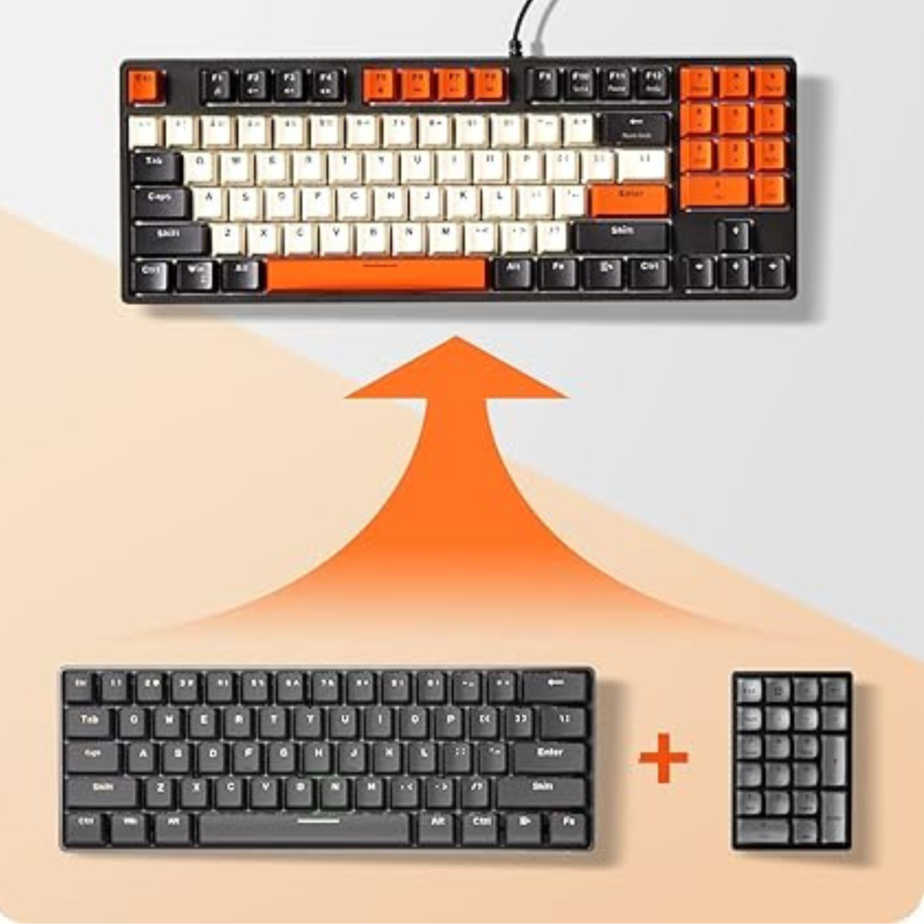 لوحة مفاتيح الألعاب الميكانيكية HAVIT - 89 مفتاحًا