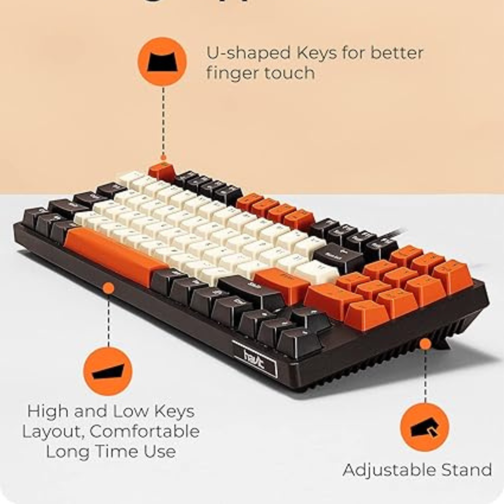 لوحة مفاتيح الألعاب الميكانيكية HAVIT - 89 مفتاحًا