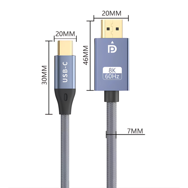 كيبل USB-C إلى DisplayPort