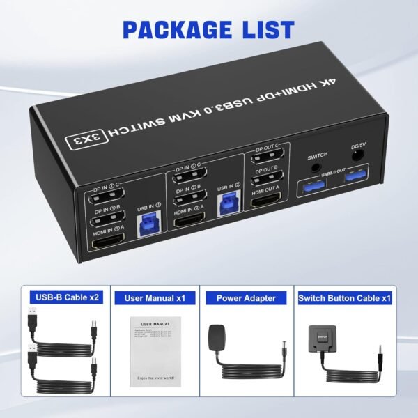 ⁦سويج Rytaki Pro KVM Switch⁩ - الصورة ⁦2⁩