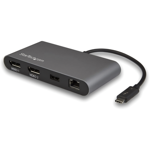 أدابتر StarTech Thunderbolt 3 بشاشة مزدوجة 4K