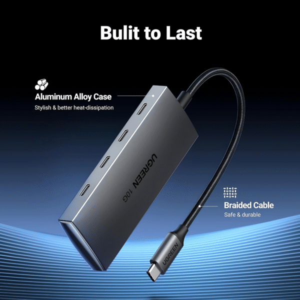 أدابتر UGREEN منافذ USB-C بسرعة 10Gbps
