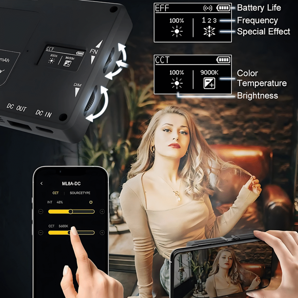 إضاءة تصوير LED من Moman