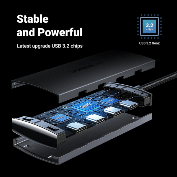أدابتر UGREEN منافذ USB-C بسرعة 10Gbps