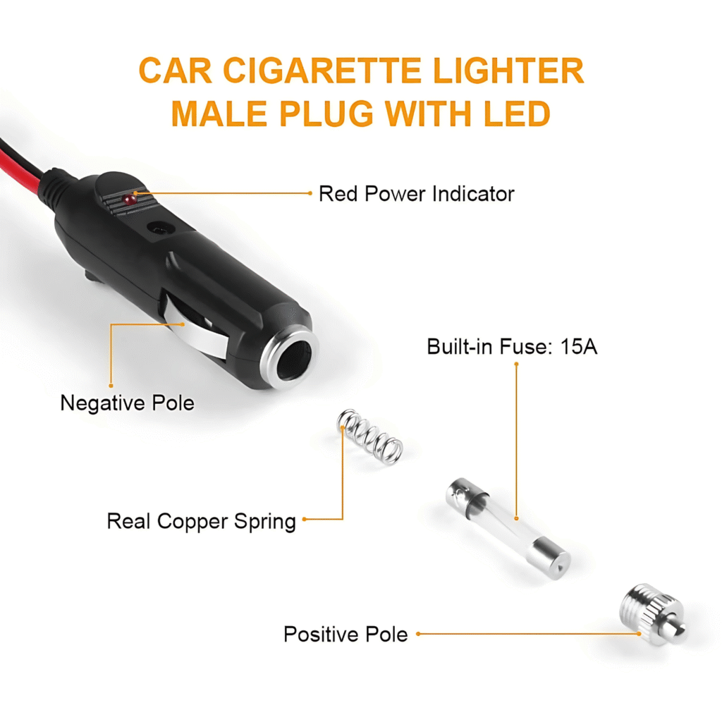 كيبل تمديد ولاعة السيارة