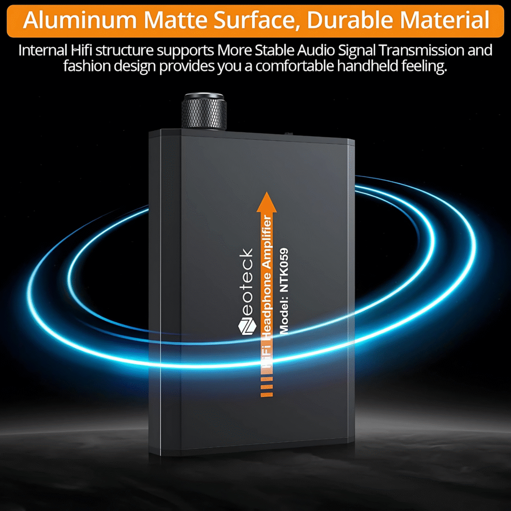 مضخم سماعات محمول Neoteck – صوت HiFi نقي بتصميم أنيق