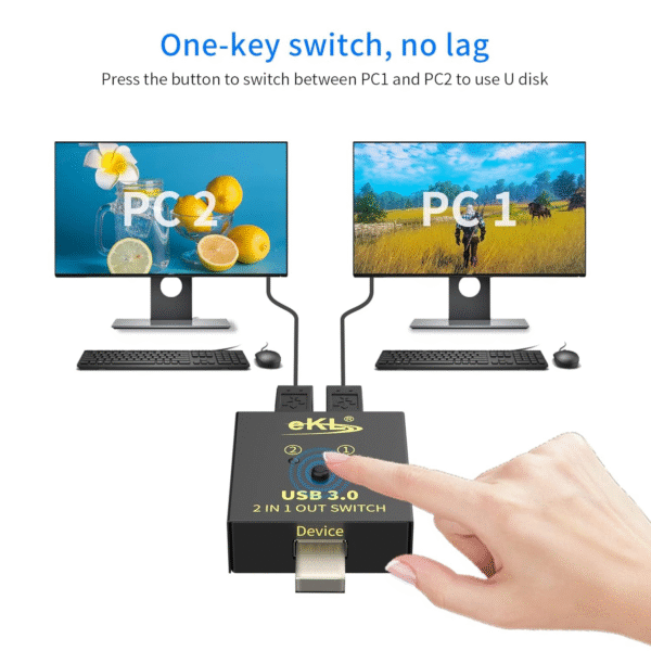 سلكتر  USB 2 in 1 huasion