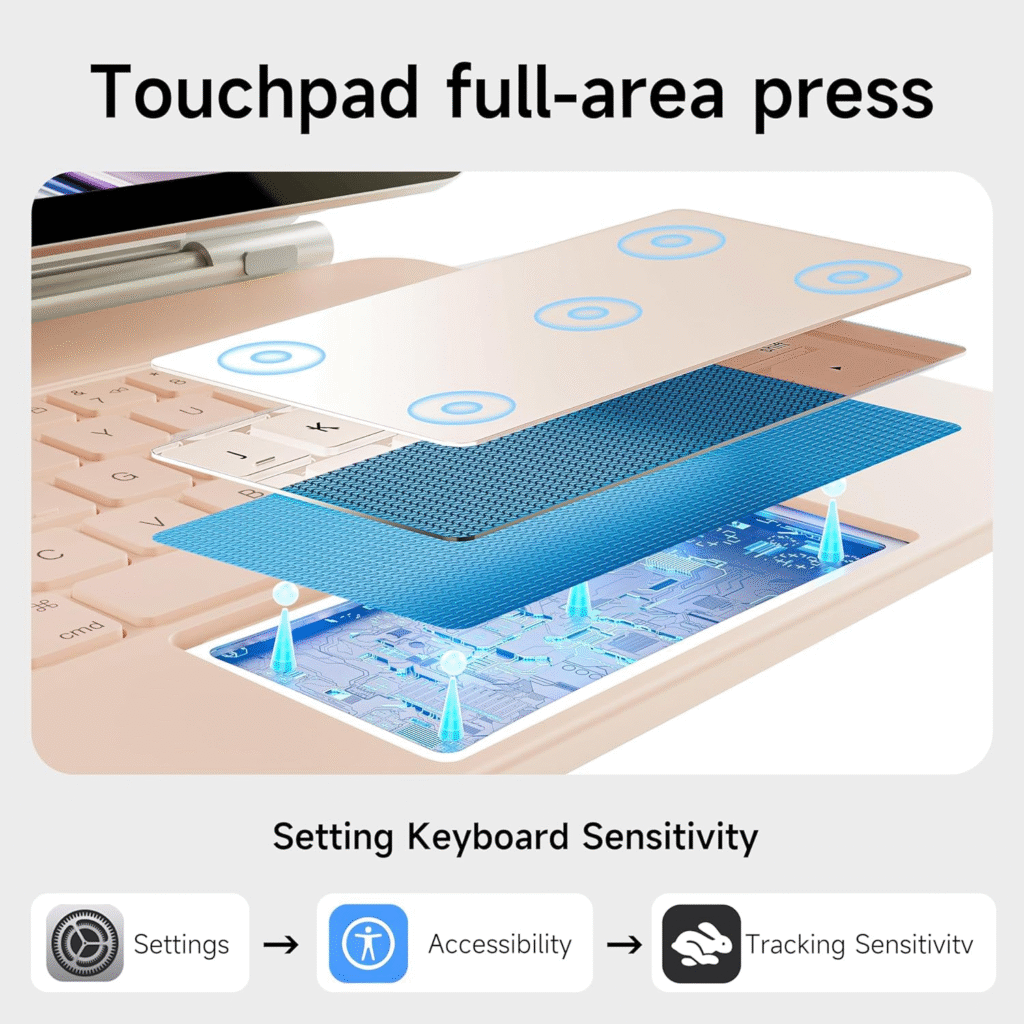 ماجيك كيبورد للايباد 11 و 10.9 – Nimin
