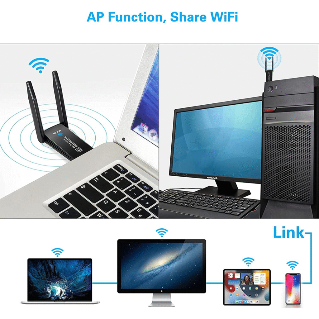 محول واي فاي AC1300 WiFi Adapter