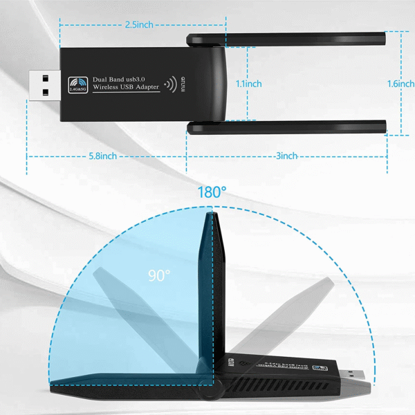 محول واي فاي AC1300 WiFi Adapter