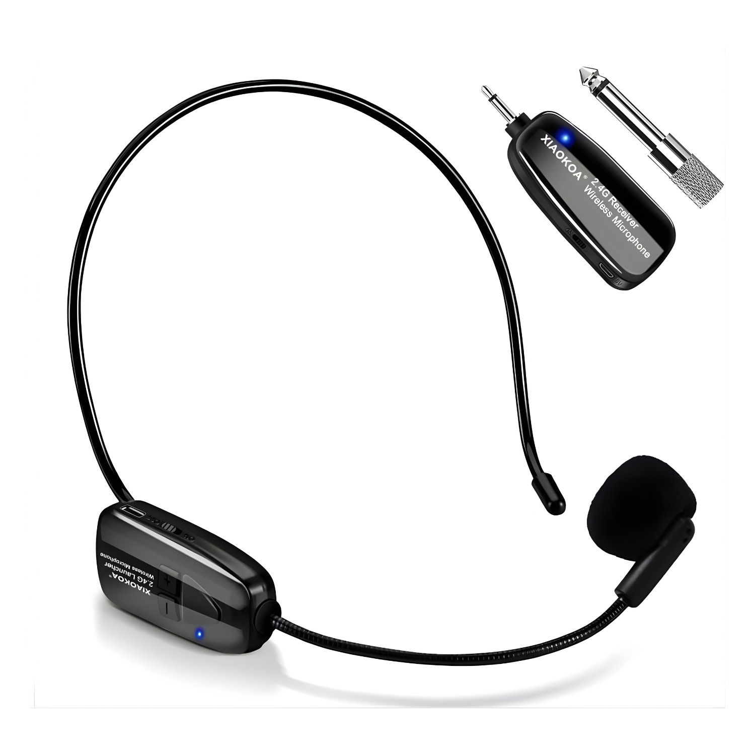 ميكروفون XIAOKOA اللاسلكي بتقنية 2.4G