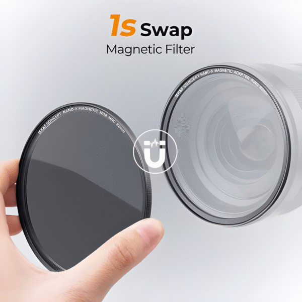 ⁦فلاتر تصوير مغناطيسية 4 في 1 مقاس 58mm – K & F Concept⁩ - الصورة ⁦2⁩