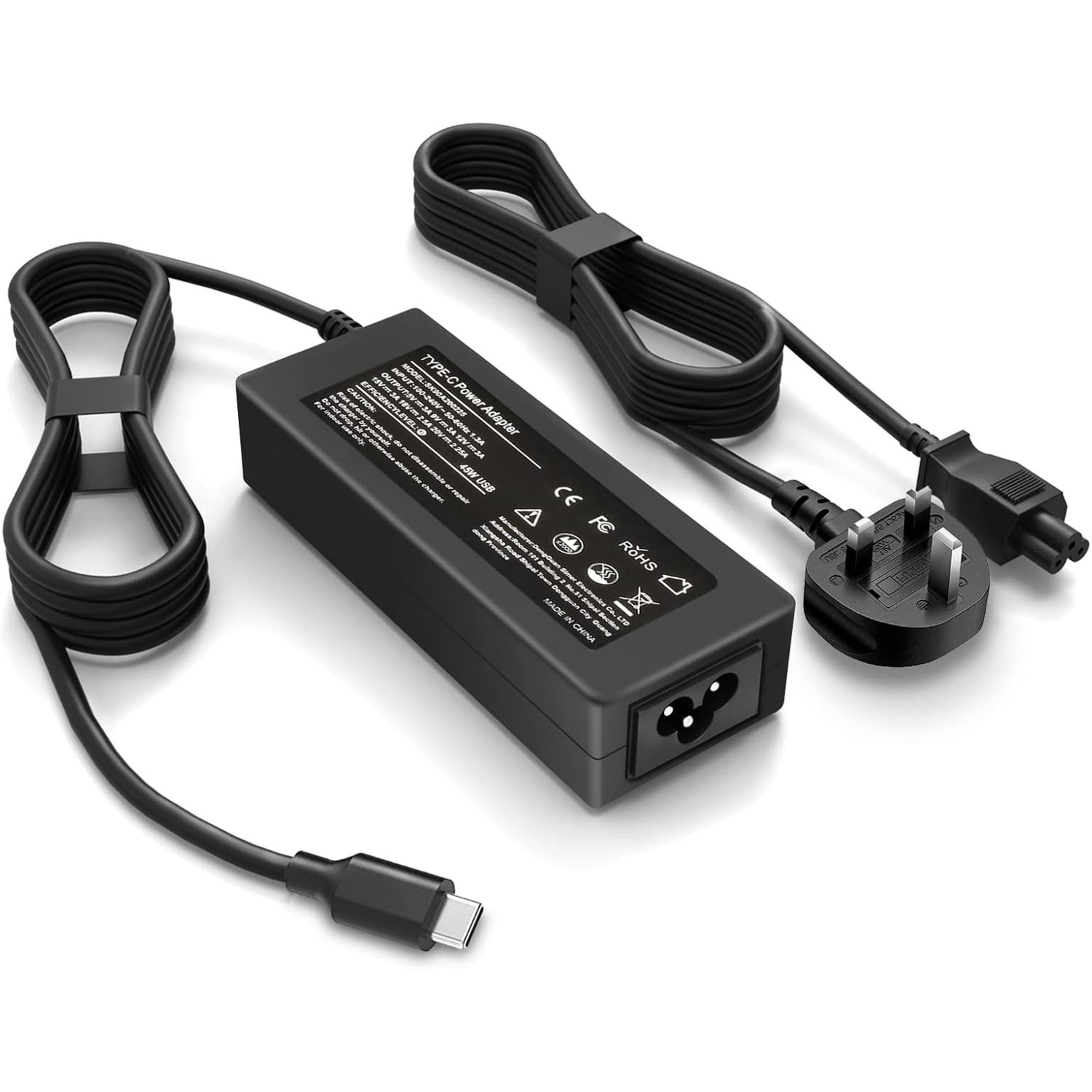 شاحن SiKER Type-C بقدرة 45 واط للابتوبات والهواتف – حماية ذكية وشحن سريع