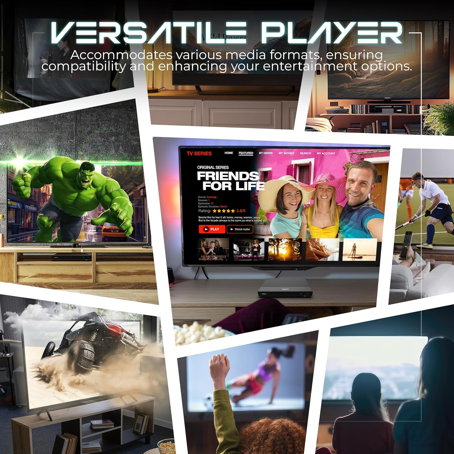 مشغّل أقراص Sony 4K Blu-ray UBP-X700M من ZDIRECT – تجربة سينمائية في بيتك