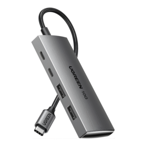 موزّع المنافذ UGREEN USB-C Hub بسرعة 10Gbps (4 منافذ – 2 USB-C + 2 USB-A)