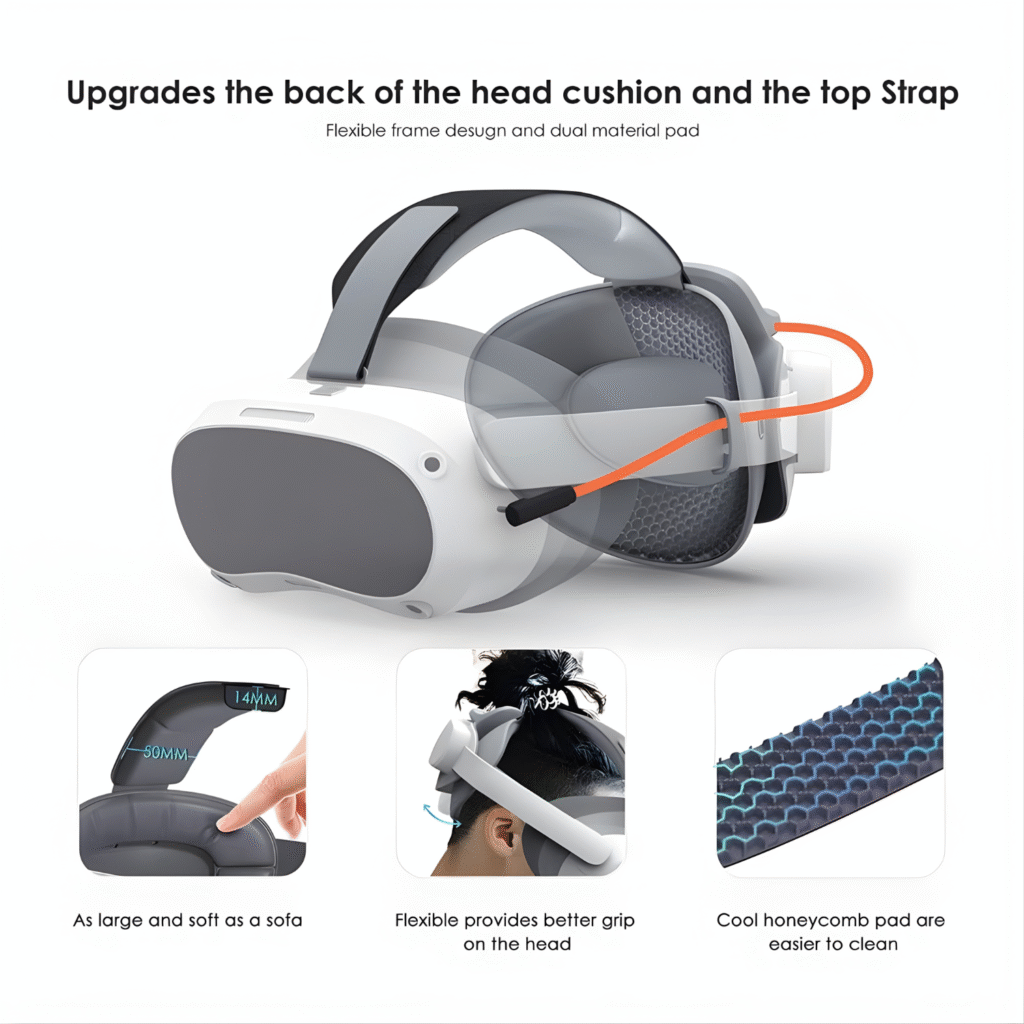 BOBOVR BD2-P4 – مجموعة ترقية البطارية المزدوجة متوافقة مع Pico 4 Pro VR Headset