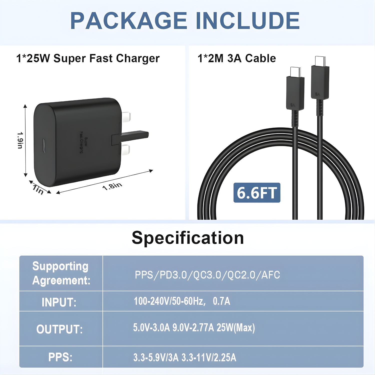 شاحن سريع 25W - الصورة 5