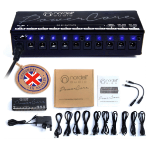 وحدة تزويد الطاقة المعزولة من Nordell – 10 مخارج لتشغيل دواسات الجيتار (9/12/18V) وحدة Nordell Original Premium Power Supply