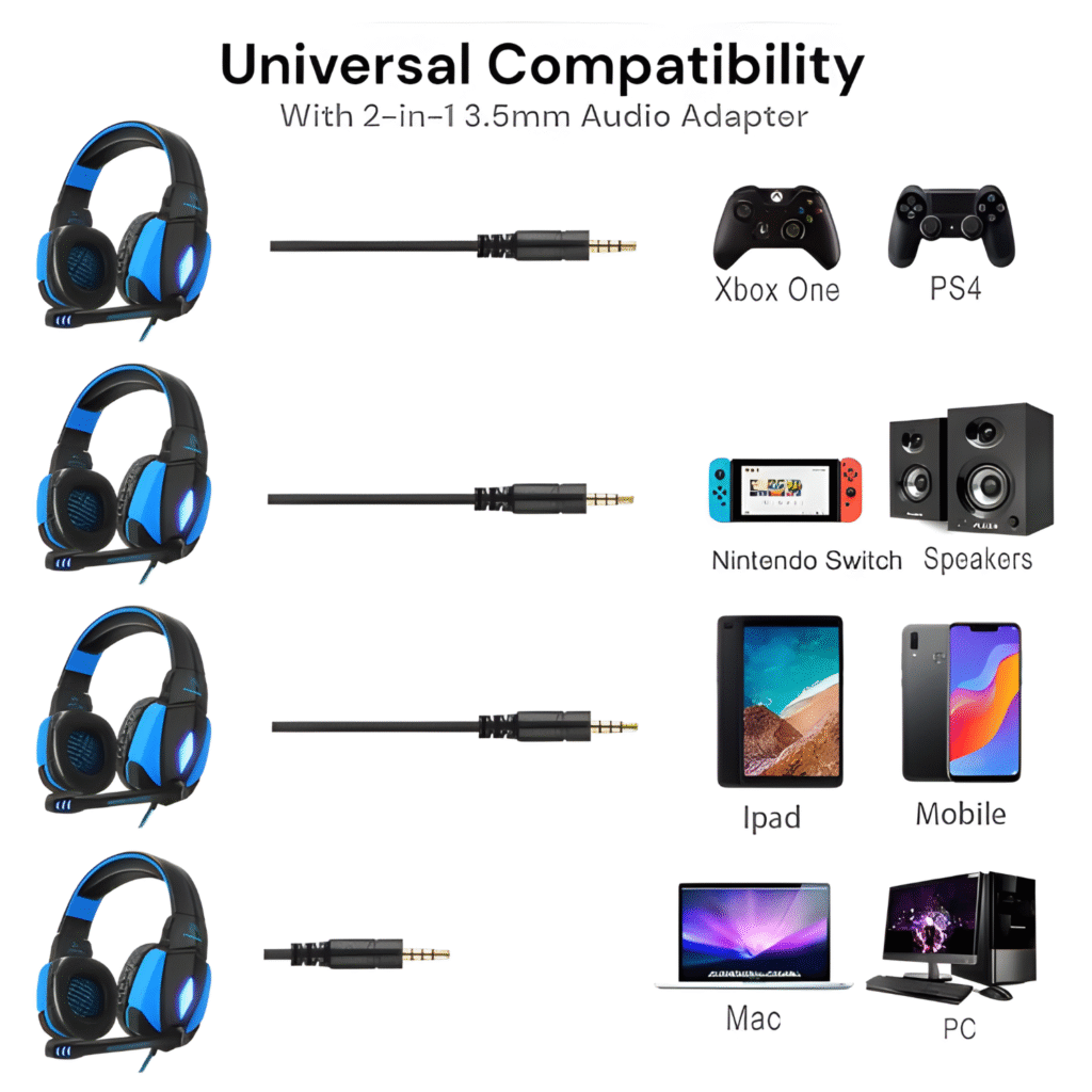 YINSAN TM-3 Gaming Headset – تجربة صوتية غامرة لعالم الألعاب الحقيقي!