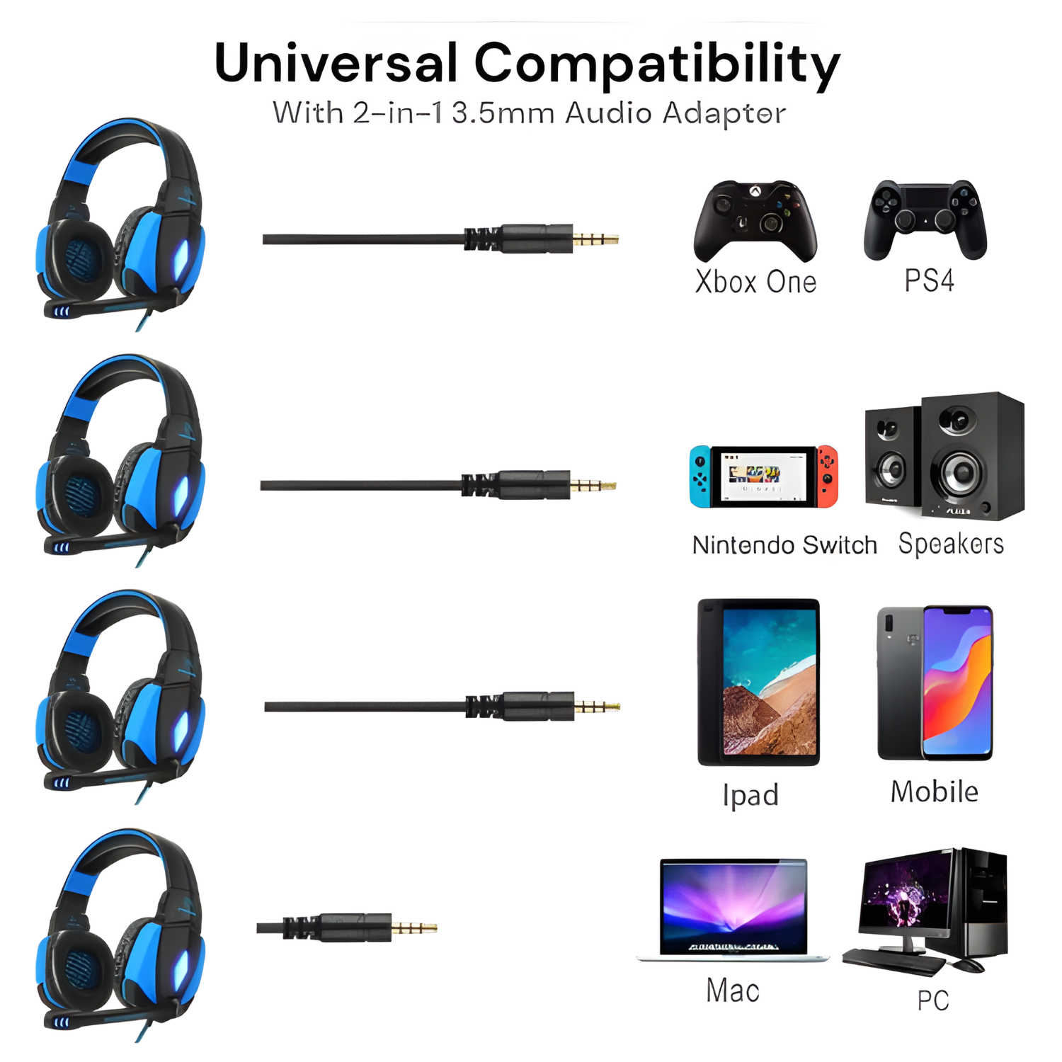 YINSAN TM-3 Gaming Headset – تجربة صوتية غامرة لعالم الألعاب الحقيقي!