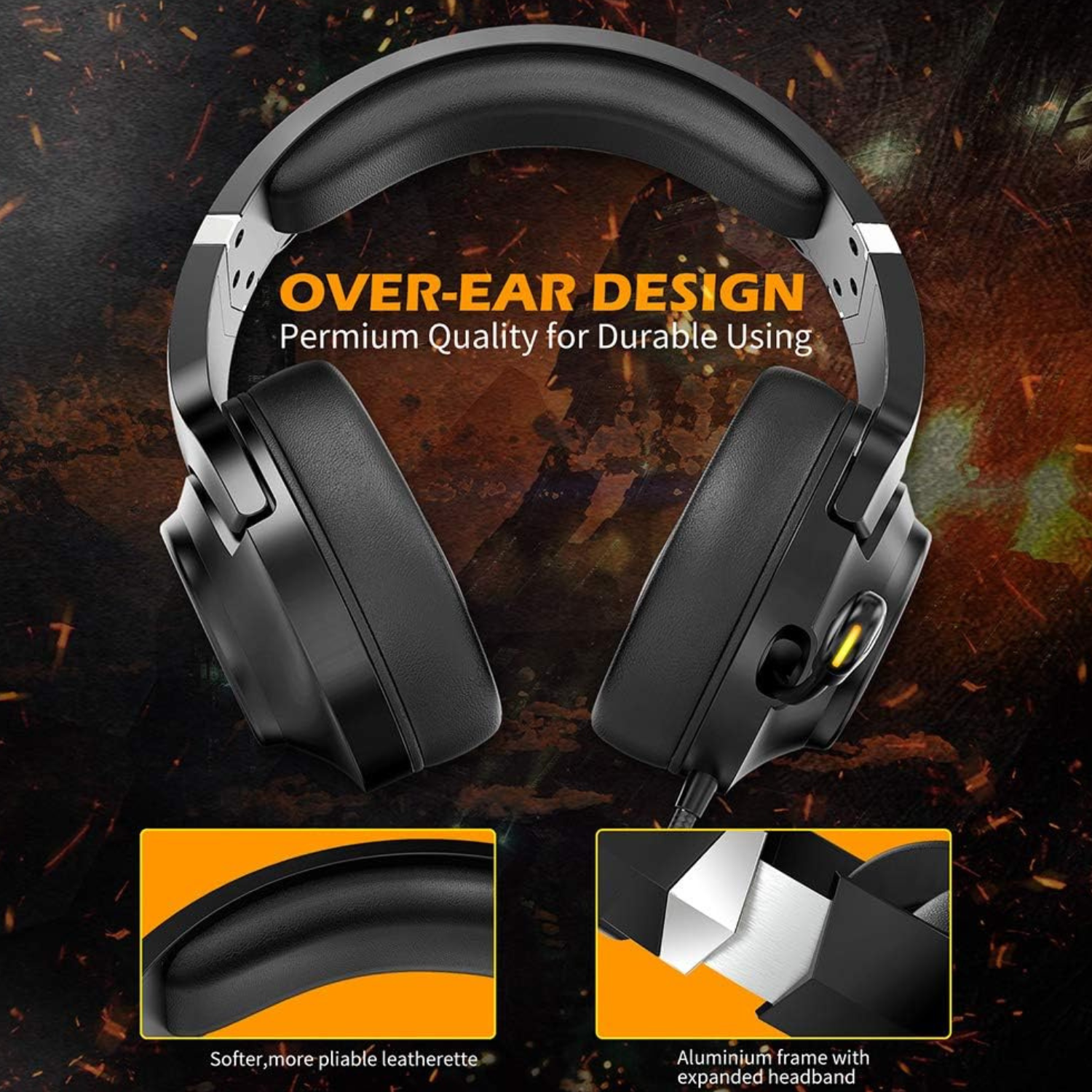 سماعة الألعاب Znines T1 – صوت محيطي واقعي وراحة فائقة