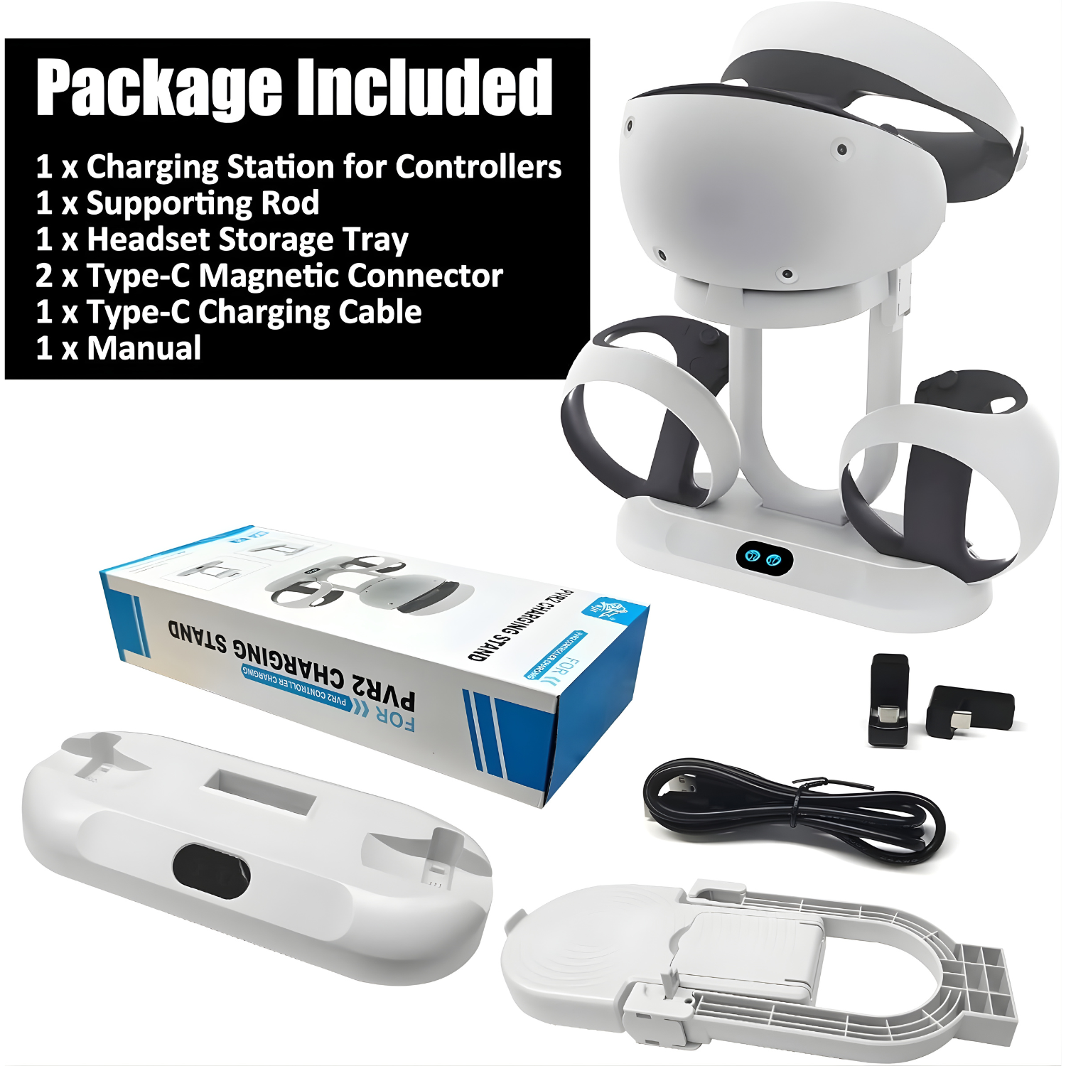 قاعدة شحن يد تحكم PSVR2 من KjH