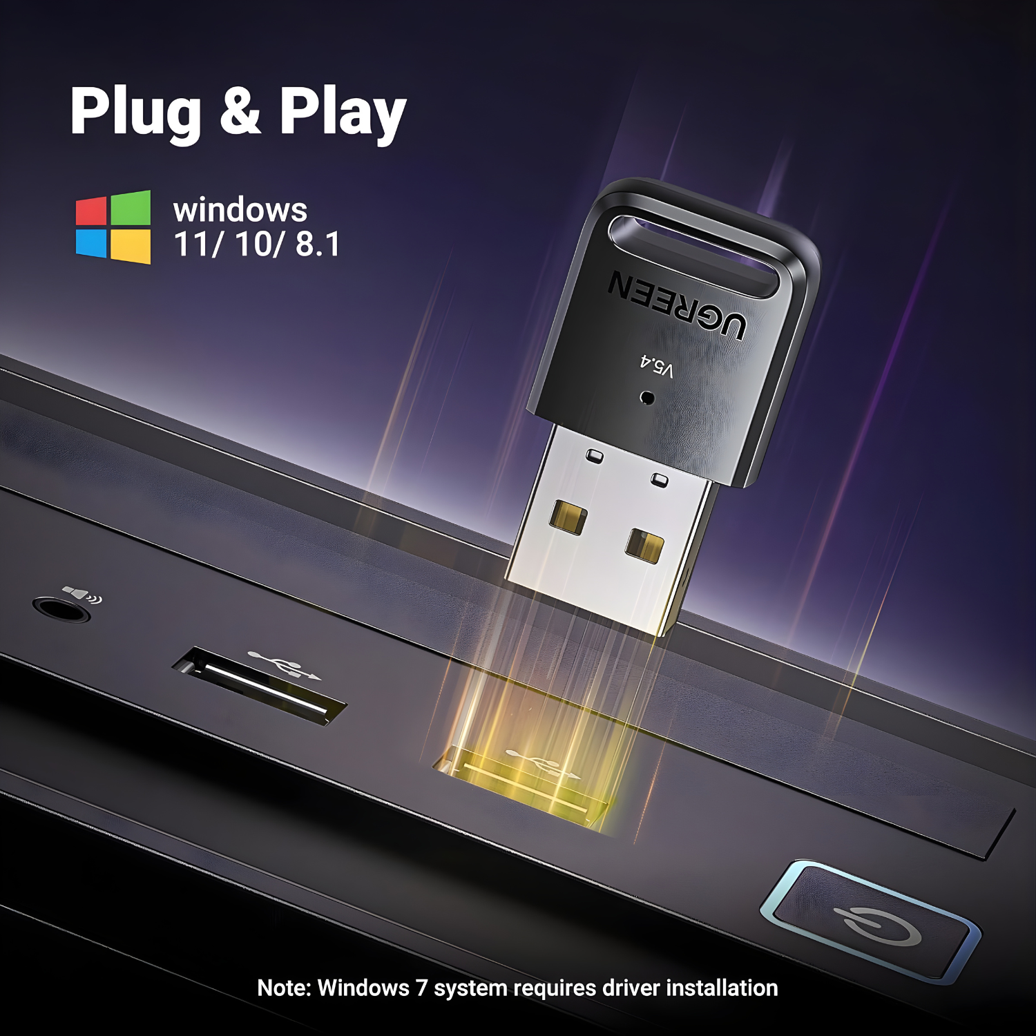 محول بلوتوث UGREEN USB 5.4 للكمبيوتر