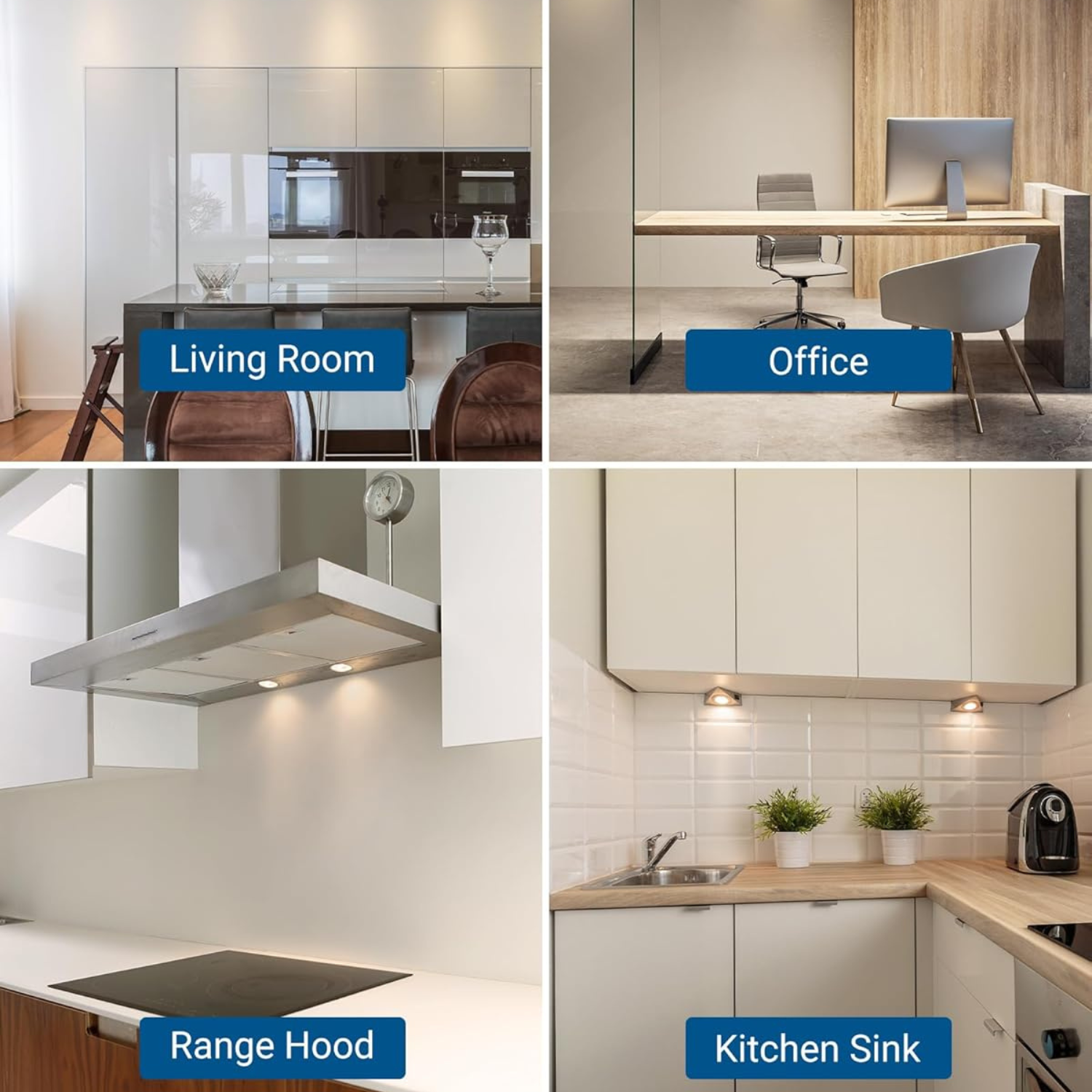 مصابيح LED DEWENWILS GU10 – إضاءة دافئة وقابلة للتعتيم