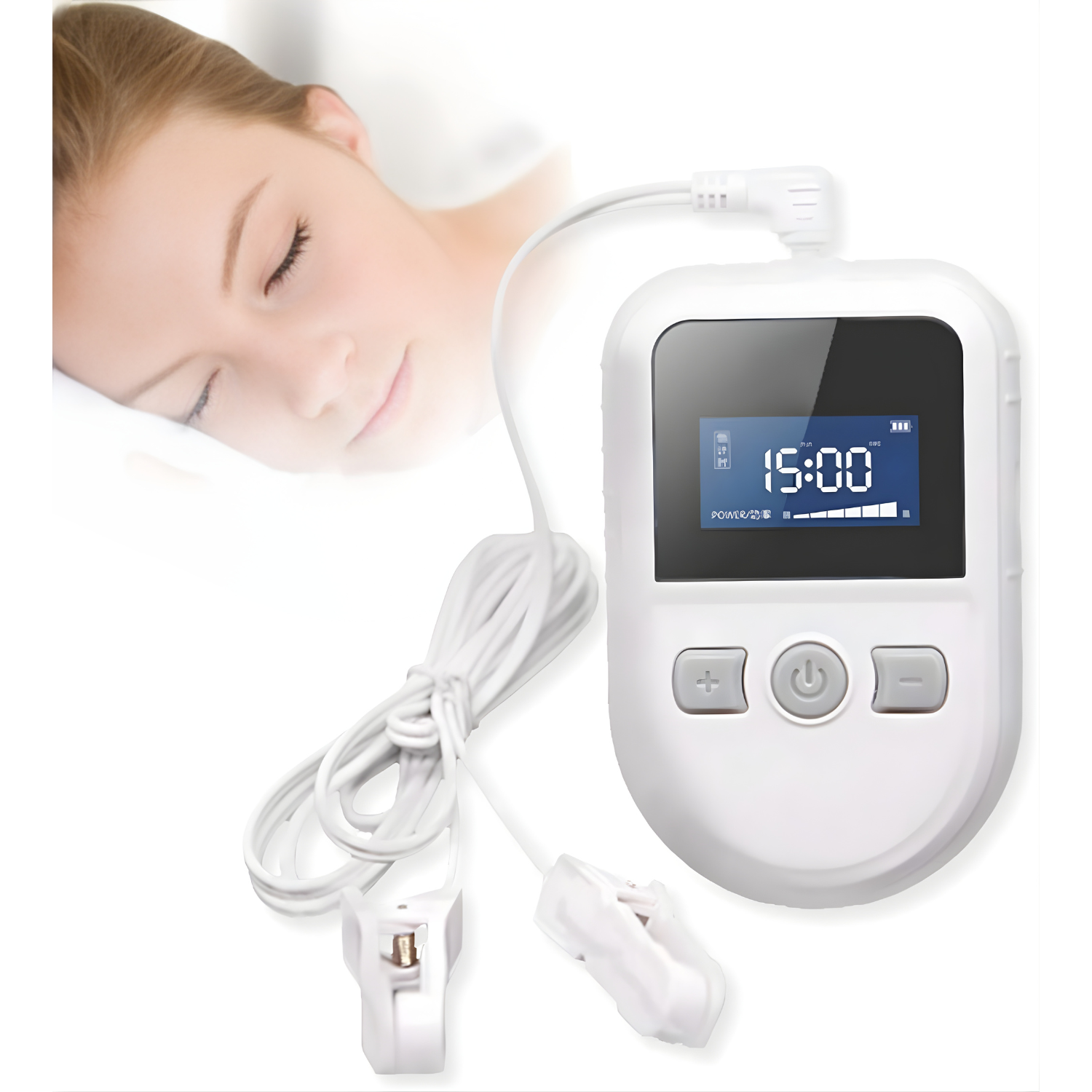 جهاز KTS لمساعدة النوم وعلاج الأرق – CES Therapy لتنشيط الدماغ وتخفيف الصداع KTS Sleep Aid Machine