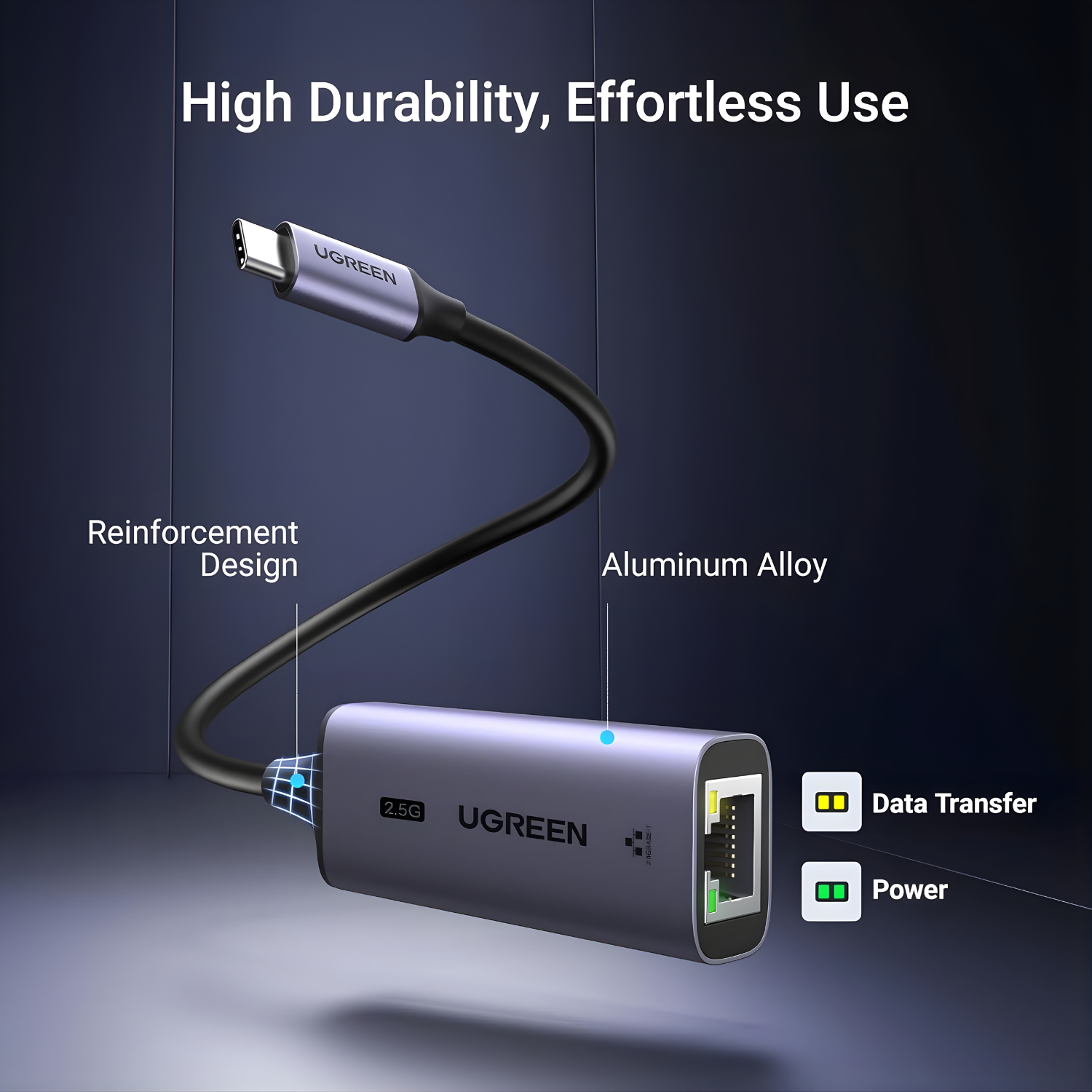 محول UGREEN USB-C Ethernet 2.5G - الصورة 6