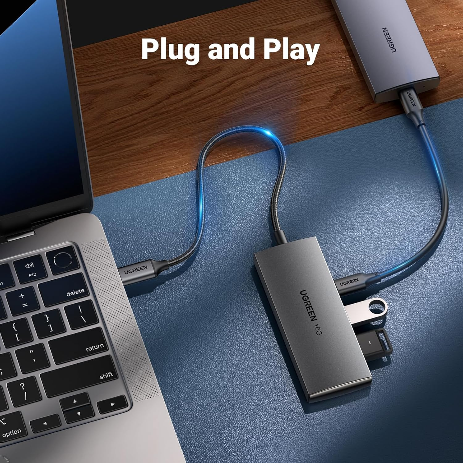 أدابتر UGREEN USB-C Hub - الصورة 8