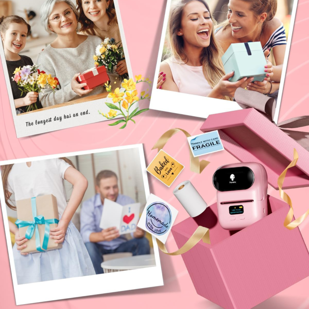 طابعة الملصقات المحمولة Phomemo M110 بلوتوث – حرارية بدون حبر