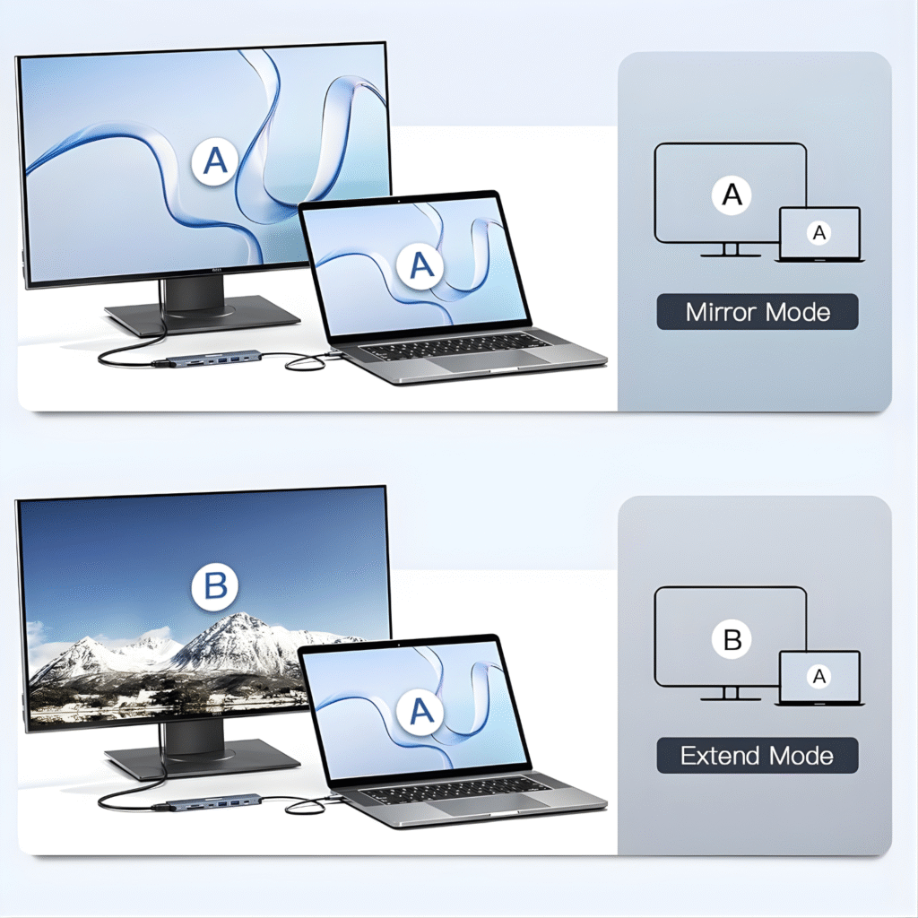 أدابتر USB-C 7 in 1