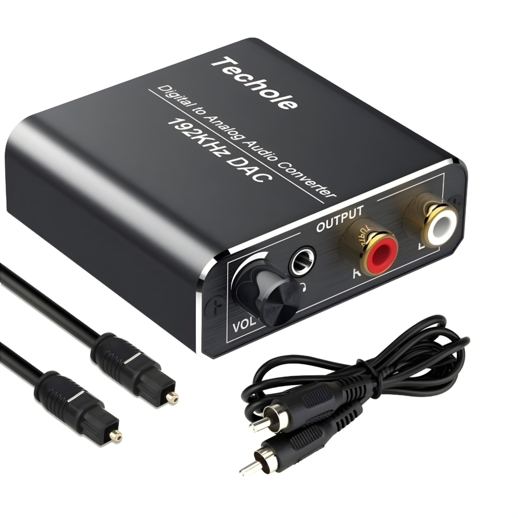 محول صوت Techole HS203-BK – 192kHz DAC