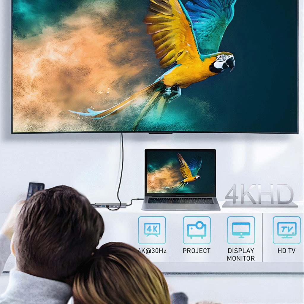 أدابتر USB-C 8 in 1