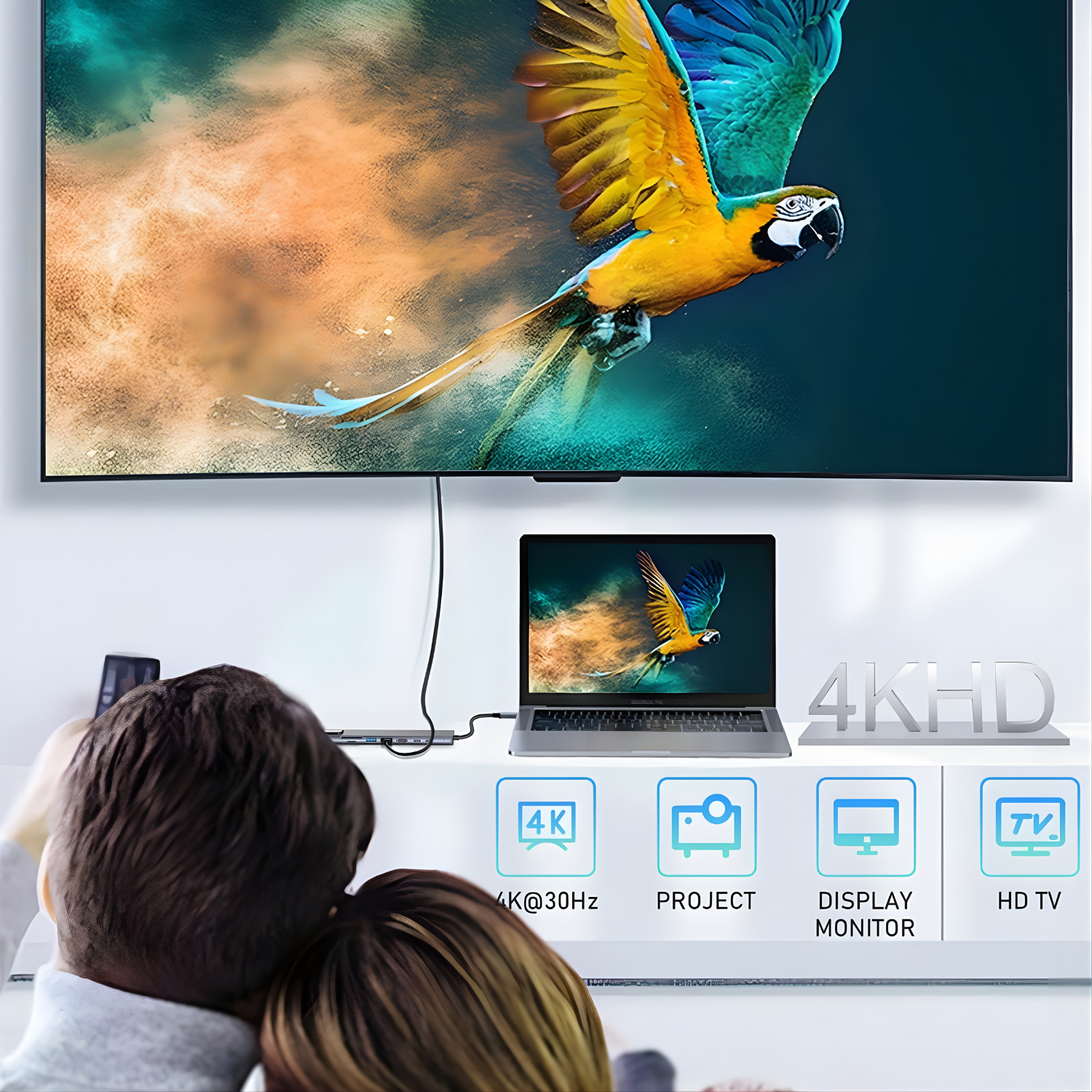 أدابتر USB-C 8 in 1