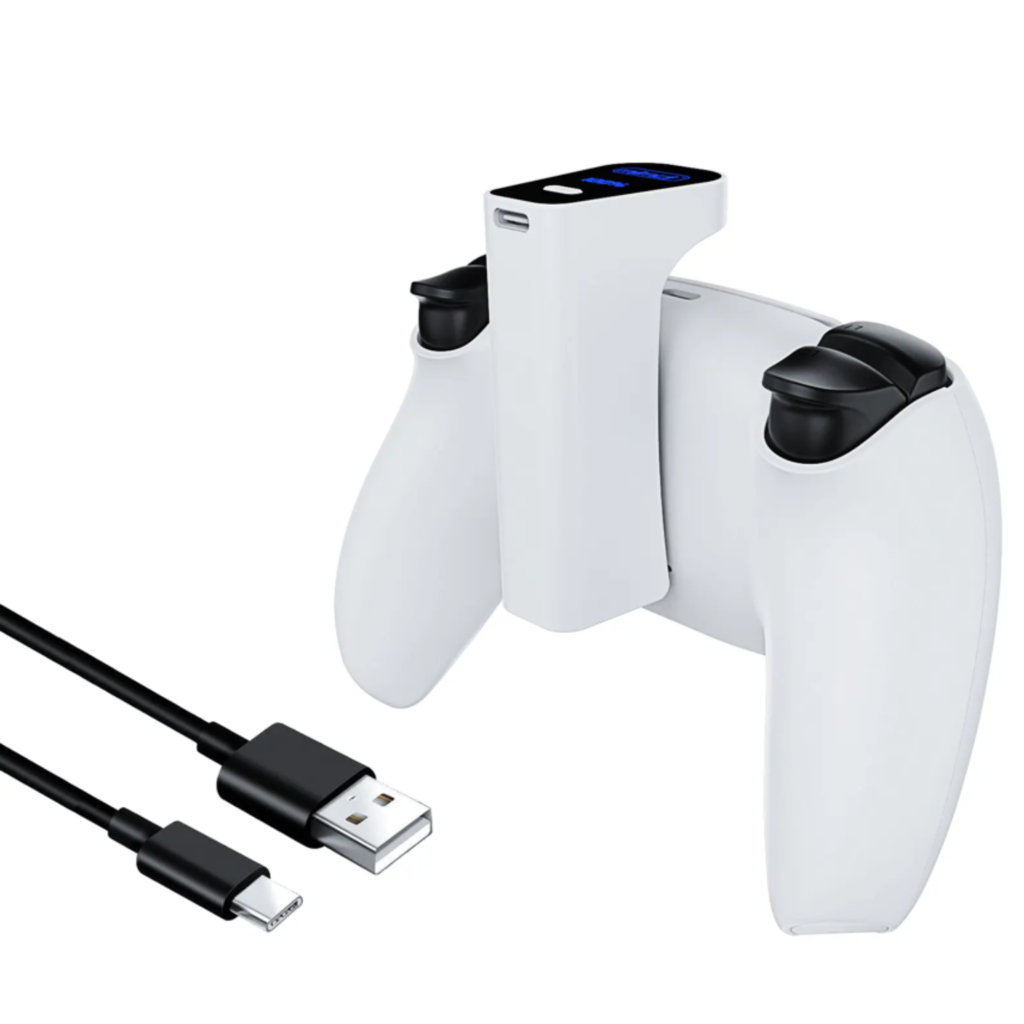 بطارية إضافية 2000mAh ليد تحكم PS5 اللاسلكي – شحن أسرع ولعب أطول