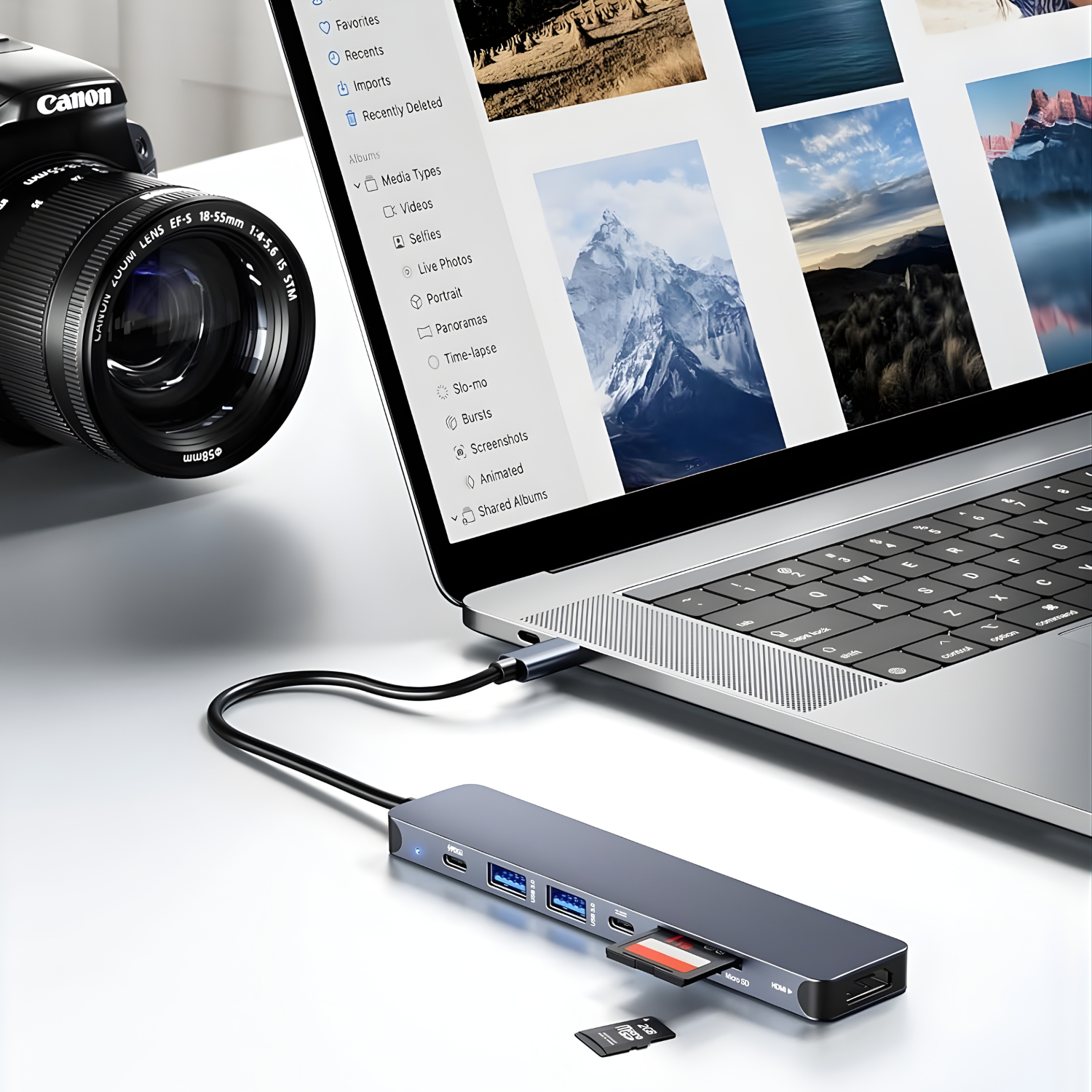 أدابتر USB-C 7 in 1 - الصورة 5
