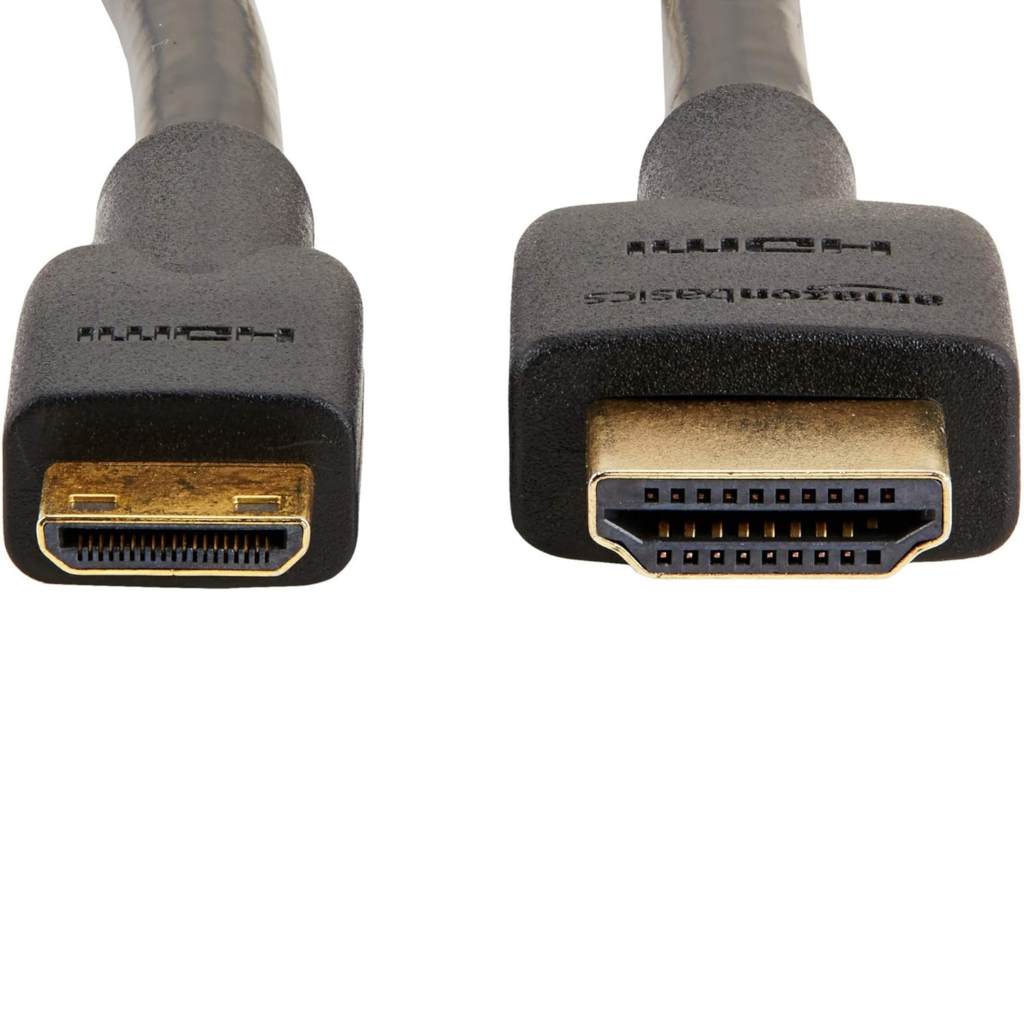 كابل Amazon Basics Mini HDMI إلى HDMI عالي السرعة – بطول 3 متر
