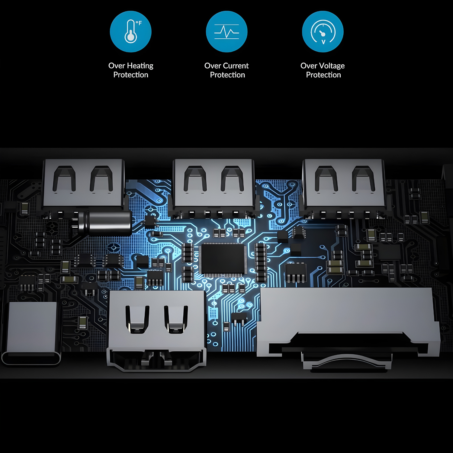 محول MAVINEX USB-C Hub (8 في 1)