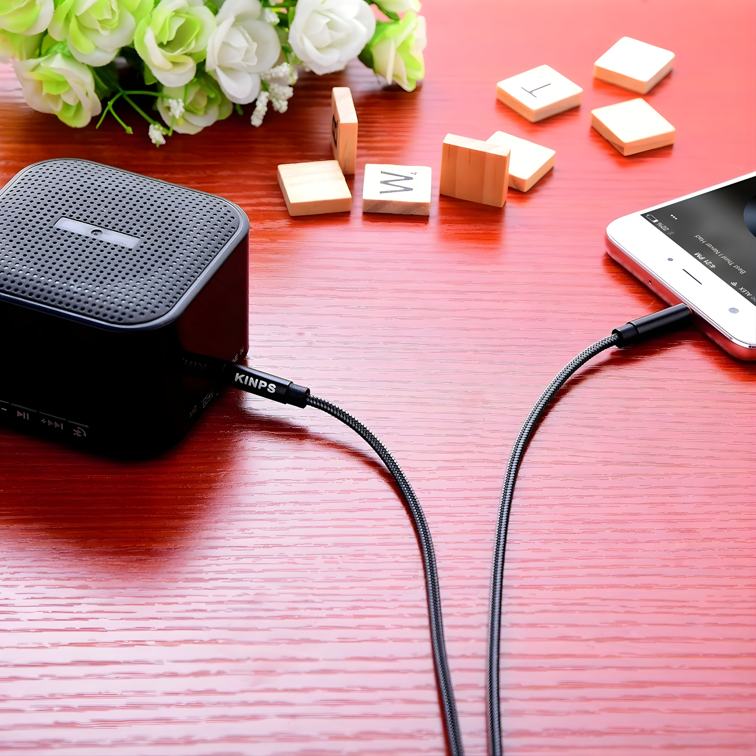 كابل صوت KINPS AUX 3.5mm –