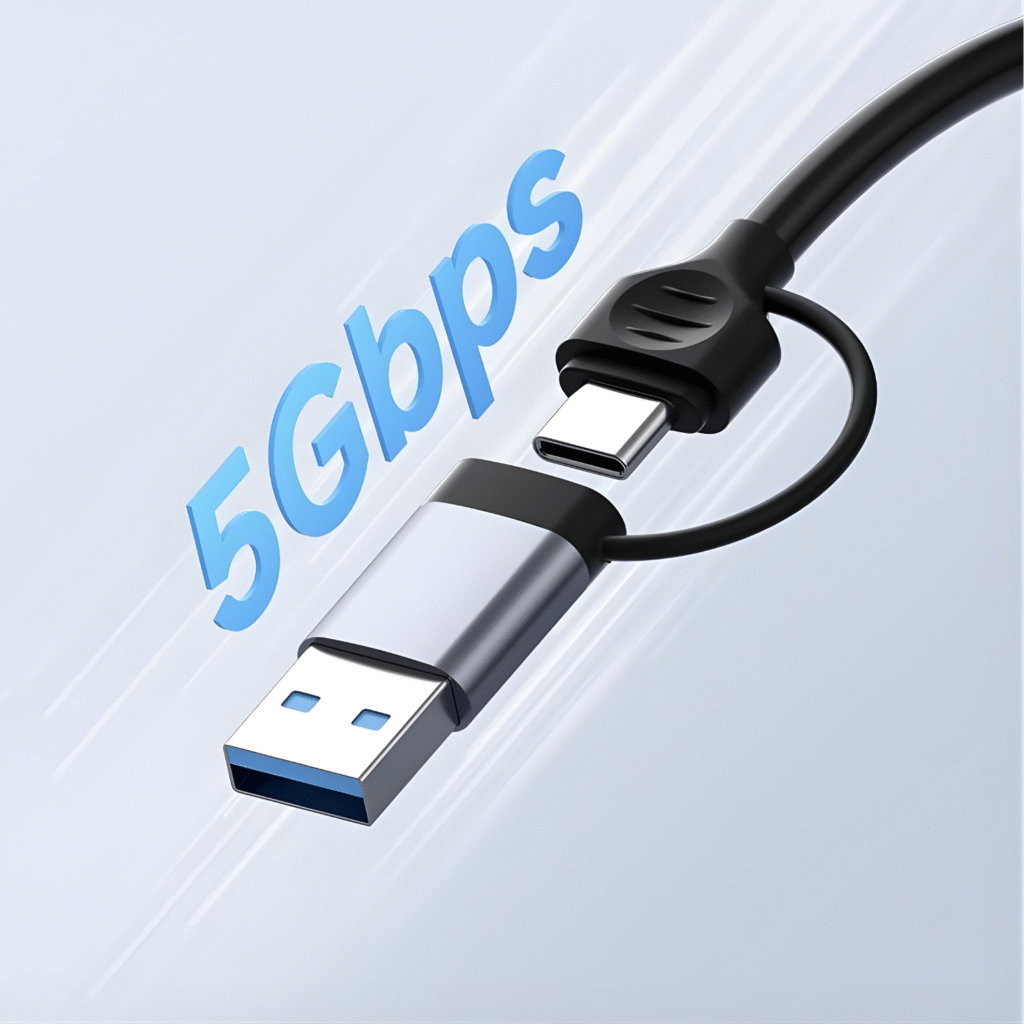 Hagibis HDMI to USB-C / USB 3.0 Video Capture Card – موديل UHC07P بطاقة التقاط فيديو لبث وتسجيل الألعاب بدقة 1080p – 60fps