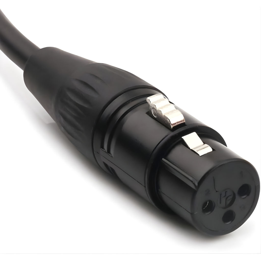 كابل صوت NANYI من 6.35 مم (¼ إنش) TS ذكر إلى XLR أنثى – بطول 3 متر