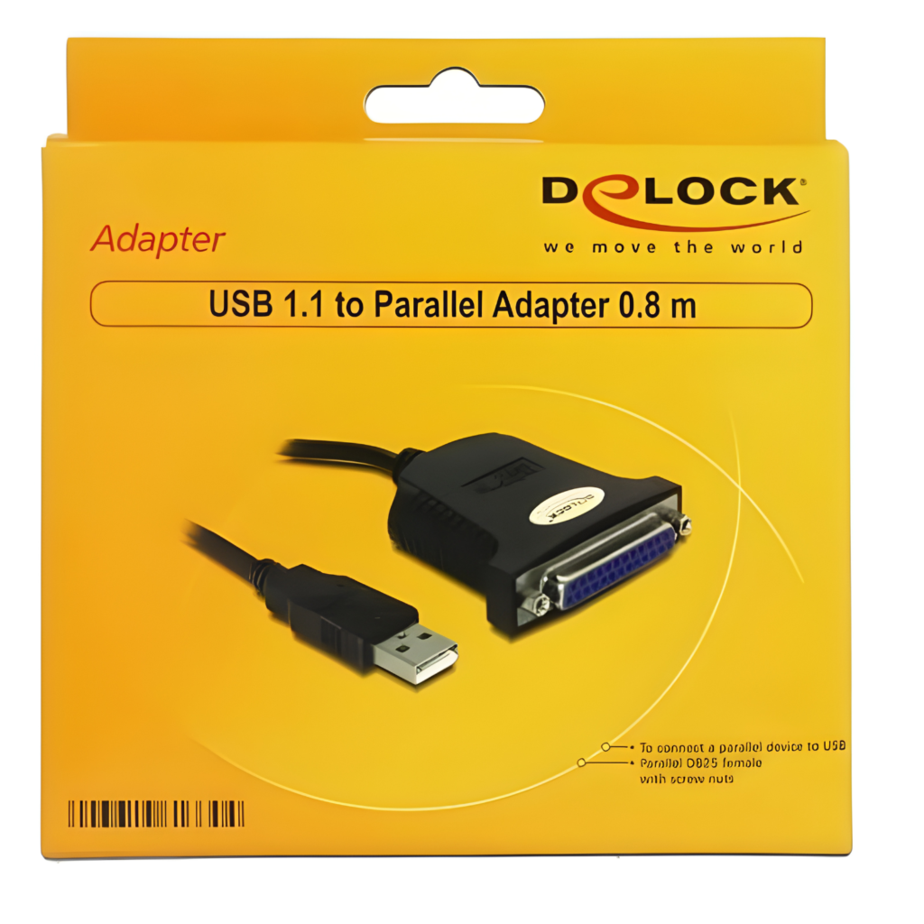 محول USB إلى Parallel (DB25) بطول 0.8 متر