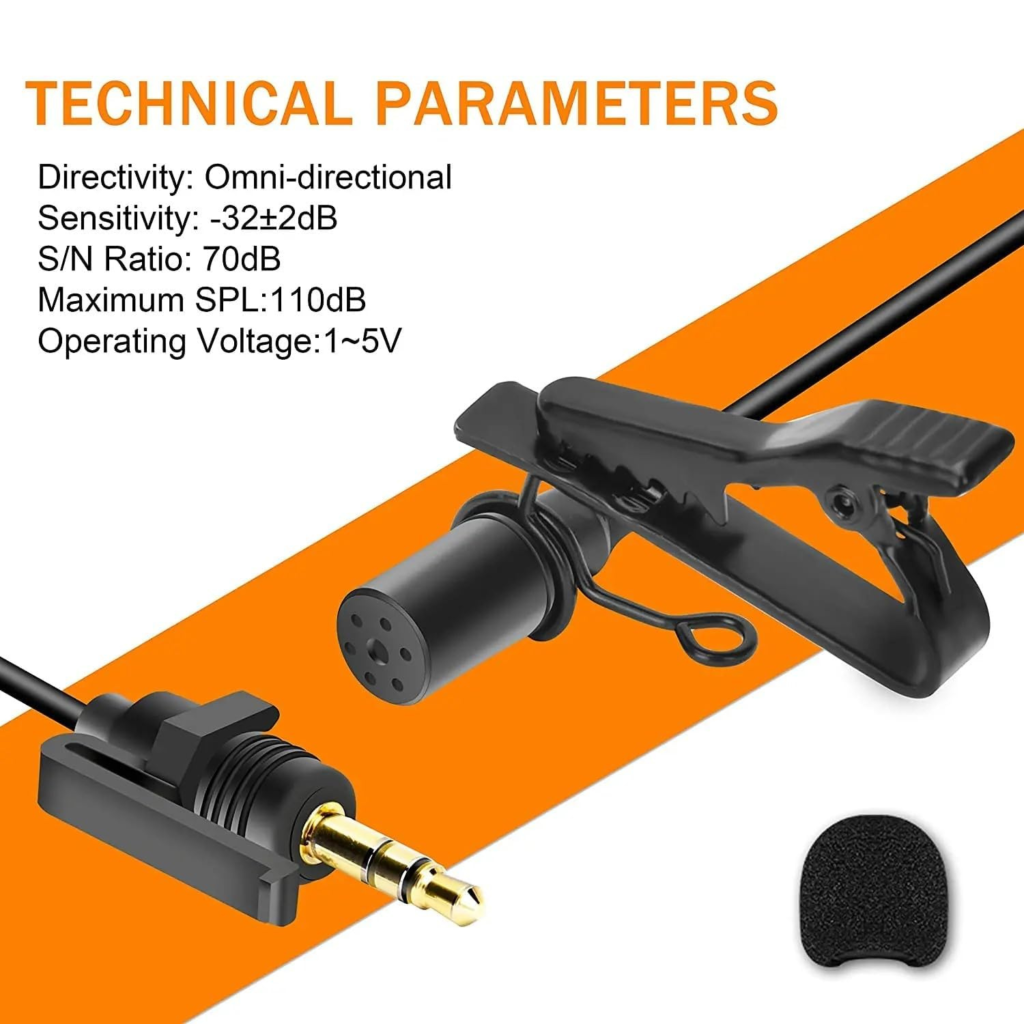 ميكروفون COMICA CVM-SM-O1 لافاليير احترافي (Clip-On)